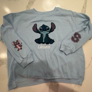 Disney Stitch embroidered sweatshirt size 3XL
